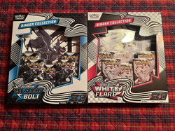 Pokemon Black Bolt and White Flare Binder Collection- Lot of 2 - Image 1