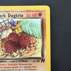 Pokemon Vintage Non Holo Rare Dark Dugtrio Team Rocket 23/82 WotC - Image 3
