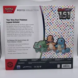 Pokemon TCG: Scarlet & Violet 151 Poster Collection Factory Sealed Box NEW - Image 2