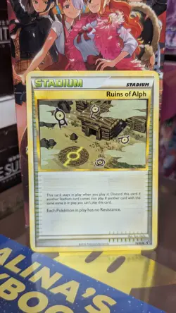 Pokemon TCG 2010 Ruins of Alph 76/90 NM Vintage HGSS Undaunted - Image 1