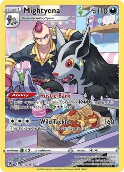 Mightyena TG09 - SWSH10: Astral Radiance Trainer Gallery Pokemon TCG NM - Image 1