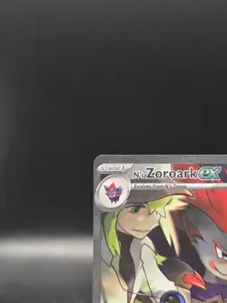 Pokemon TCG N's Zoroark ex 185/159 Sv09: Journey Together SIR Holo NM - Image 2