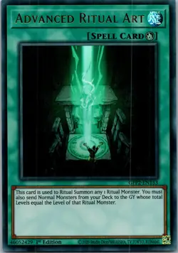 Yugioh Advanced Ritual Art GFP2-EN153 1st Edition Ultra Rare NM - Image 1