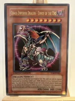 Chaos Emperor Dragon - Envoy of the End TLM-ENSE2 Ultra Rare/ LP - Image 1
