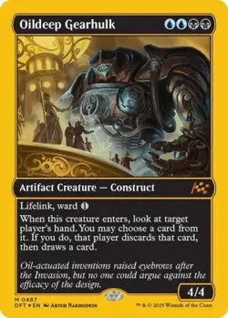 Oildeep Gearhulk (First-Place Foil) -Foil Light Play MTG Aetherdrift - Image 1