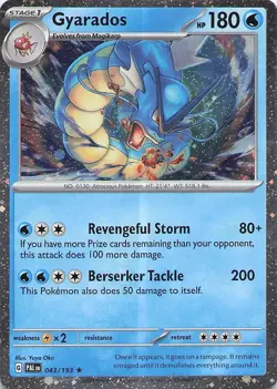 Gyarados - (Cosmo Holo) Promo Miscellaneous Cards & Products 043/193 NM Holo - Image 1