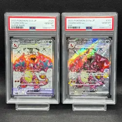 PSA 10 Charizard ex SR 125/108, SSR 331/190 Pokemon Card Japanese Consecutive 2x - Image 1
