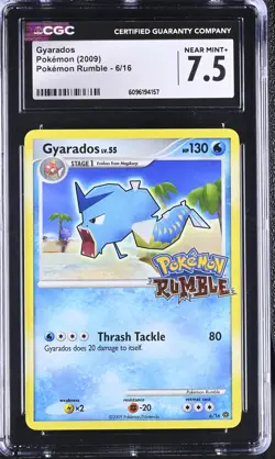 CGC 7.5 Gyarados 2009 Rumble 6/16 Pokemon Card - Image 1