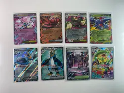 Full Art SIR EX Phantasmal Flames 8 Card Bundle - Pokemon TCG - Pack Fresh / NM - Image 1
