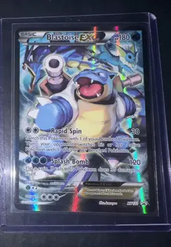Blastoise EX XY122 XY Holo Black Star Promo 2016 - Pokemon TCG Card LP-MP - Image 1