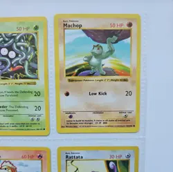 WOTC Pokemon Vintage Base Set Shadowless 6 Card Lot - Image 3