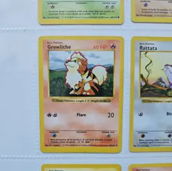 WOTC Pokemon Vintage Base Set Shadowless 6 Card Lot - Image 4