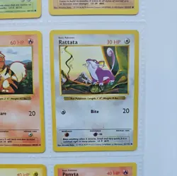 WOTC Pokemon Vintage Base Set Shadowless 6 Card Lot - Image 5