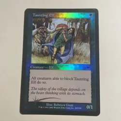 Taunting Elf FOIL Onslaught NM Green Common MAGIC THE GATHERING CARD - Image 1