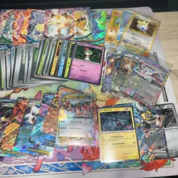 100+ Pokemon Card Lot Ex’s, V’s, Topps Pokemon, Vintage JP, Sealed Promos, Etc! - Image 2