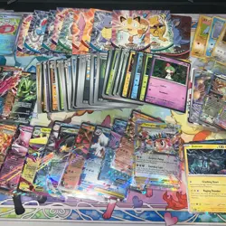 100+ Pokemon Card Lot Ex’s, V’s, Topps Pokemon, Vintage JP, Sealed Promos, Etc! - Image 3