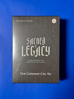 2025 ♱ Sacred Legacy CCG Early Believer's Bundle Box (SOLD OUT) With Promo Cards - Image 1