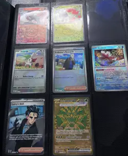 Pokemon TCG Prismatic Evolutions Cards Masterball Pokeball Rares Lot - Image 1