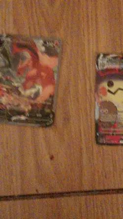 Pokemon TCG Charizard & Mimikyu 2-Card Lot Standard Size Pokemon Cards - Image 1