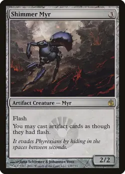 Shimmer Myr - Mirrodin Besieged (MBS)-MTG-NM - Image 1