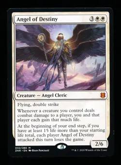 * * 1x Angel of Destiny x1 * * Zendikar Rising MTG NM Near Mint - Image 1