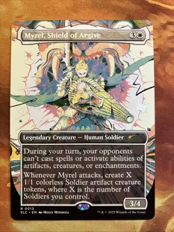 MTG Borderless Myrel, Shield of Argive Secret Lair: An Encyclopedia of MagicT - Image 1
