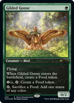 Gilded Goose (Store Championship) FOIL Promo PLD Creature Rare MTG CARD ABUGames - Image 1