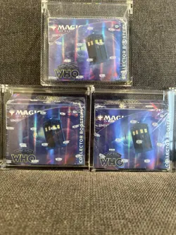 MTG Doctor Who Collector Booster Box - Sealed Brand New - With Acrylic - Image 1