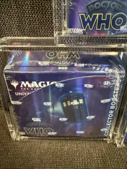 MTG Doctor Who Collector Booster Box - Sealed Brand New - With Acrylic - Image 3