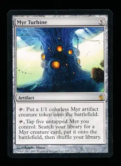 * * 1x Myr Turbine x1 * * Mirrodin Besieged MTG VLP Very Lightly Played - Image 1