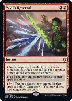 Magic The Gathering MTG WYLL'S REVERSAL Battle for Baldur's Gate NM Near Mint - Image 1