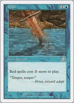 Magic The Gathering MTG CHILL Sixth Edition NM Near Mint - Image 1