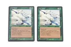 Lot of (2) Magic The Gathering MTG Pale Bears 2/2 - Image 1