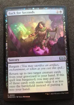 Back For Seconds - Foil - WOE - NM Unplayed - EN - 0080 - Image 1