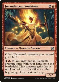 Incandescent Soulstoke Modern Masters 2015 PLD Red Uncommon MTG CARD ABUGames - Image 1