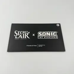 Mtg Sonic Secret Lair Friends And Foes Foil Edition Sealed - Image 1