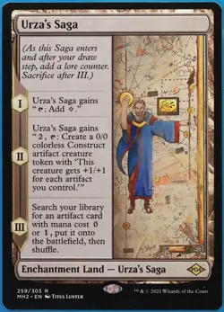 Urza's Saga Modern Horizons 2 HEAVILY PLD Rare MAGIC CARD (ID# 509253) ABUGames - Image 1