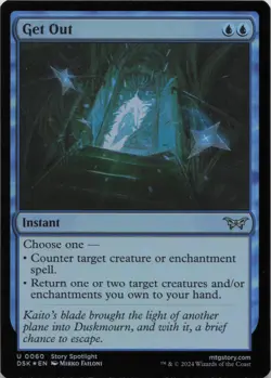 Get Out - FOIL - U Duskmourn: House of Horror 60 - MTG - Image 1