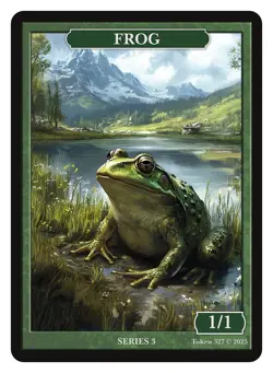 Frog Token Givememana Tokens Series 2 Magic the Gathering MTG - Image 1