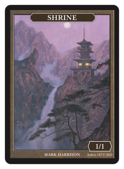 Shrine Token Artist Mark Harrison MTG Magic Tokens Go-Shintai of Life's Origin - Image 1