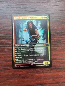 1x FOIL DARYL, HUNTER OF WALKERS - Secret Lair - MTG - Magic the Gathering - Image 1