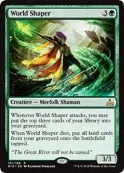 [1x] World Shaper Near Mint, English Rivals of Ixalan MTG Magic - Image 1