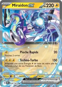 Carte Pokemon [FR] Miraidon ex 79/197 - EV03 Flammes Obsidiennes - Image 1