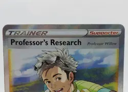 2022 TCG Pokemon #078 Professor's Research Willow 078/078 Holo Full Art - Image 2