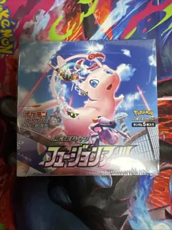 Japanese Pokemon Sword & Shield Fusion Arts Strike Mew Booster Box s8 Sealed - Image 1
