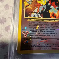 Entei 34 Reverse Foil Pokemon 3 Movie Promo PSA 6 Pokemon 2001 WOTC Swirl - Image 2