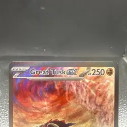 Great Tusk ex 246/198 SV01: Scarlet & Violet Base Set Holo Full Art Pokemon TCG - Image 3