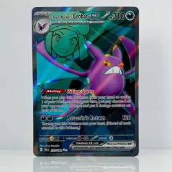 Team Rocket's Crobat ex 217/182 - Pokemon TCG Destined Rivals NM - Image 1