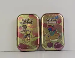 Pokemon TCG SV 151 Mini Tin x2 -Dragonite Vileplume & Kadabra Hitmonlee New - Image 1