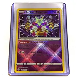 Pokemon TCG Radiant Alakazam Silver Tempest 059/195 Holo Radiant Rare - Image 1
